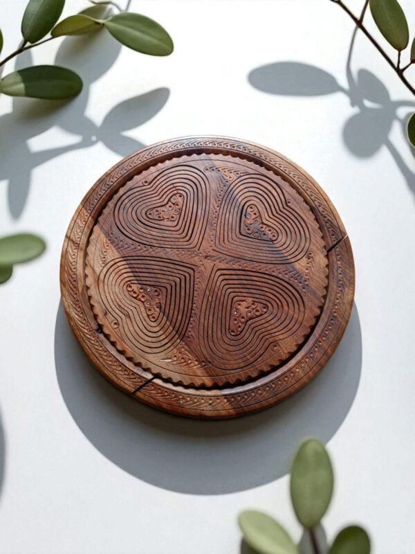 Handcrafted Wooden Basket